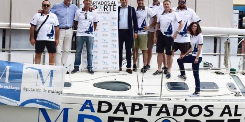 La primera tripulación de discapacitados que participará en la Copa del Rey de Vela. Aldebaran
