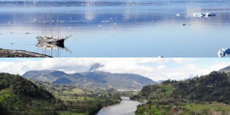 Fotos de la Amazonia y Groenlandia, que padecen daños por las altas temperaturas