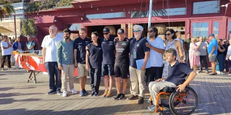 America's Cup | Foto de ACE Barcelona / Daniel Ferrando Foto de familia de la presentación del proyecto 'Yes We Sail'