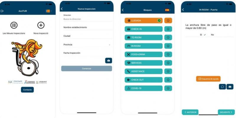 La mejora de las desigualdades a través de las apps crece continuamente Aplicación AccTur/Cadena Ser