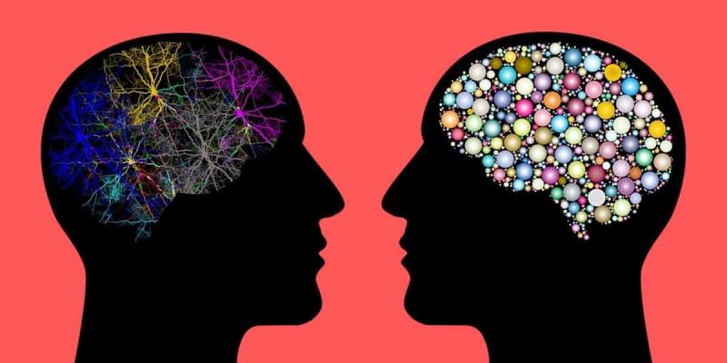 Imagen de dos cerebros/Diferenciador Aprendizaje reflexivo