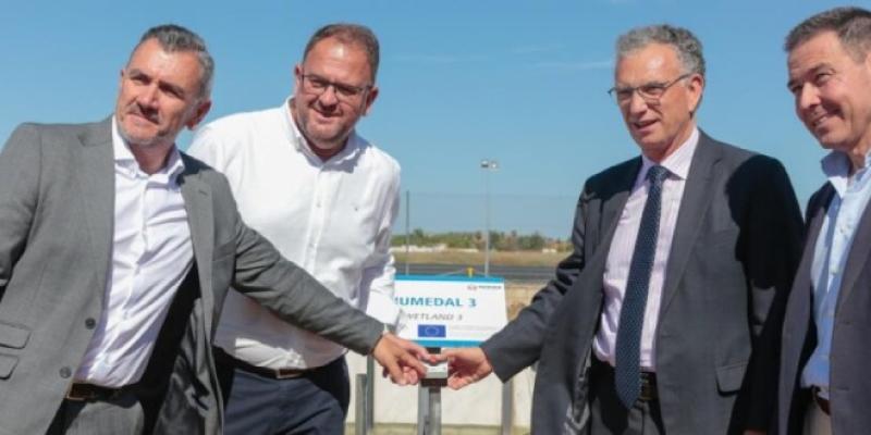 Biofactoría - Foto: Aqualia Matías Loarces, Antonio Rodríguez Osuna, José Luis Quintana y Jesós Rodríguez Osuna.