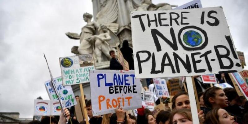 Asamblea Climática en España Las protestas de Fridays for Future por el cambio climático en Madrid - Efe