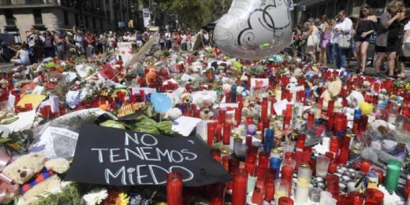 Recuerdo a las víctimas de los atentados terroristas - AFP 5 años de los atentados terroristas de Cataluña