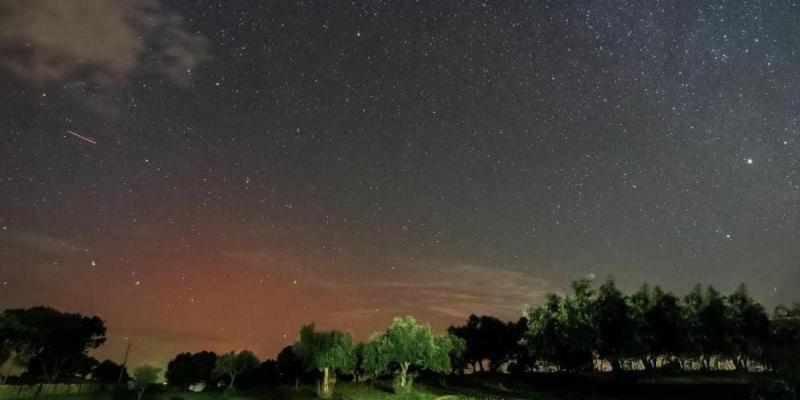 Imagen del cielo/La Vanguardia Las auroras boreales y su presencia en España