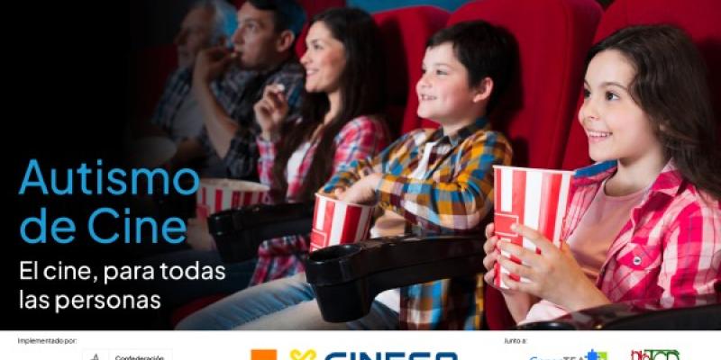Autismo de Cine’ / Cartel Servimedia Autismo de Cine’