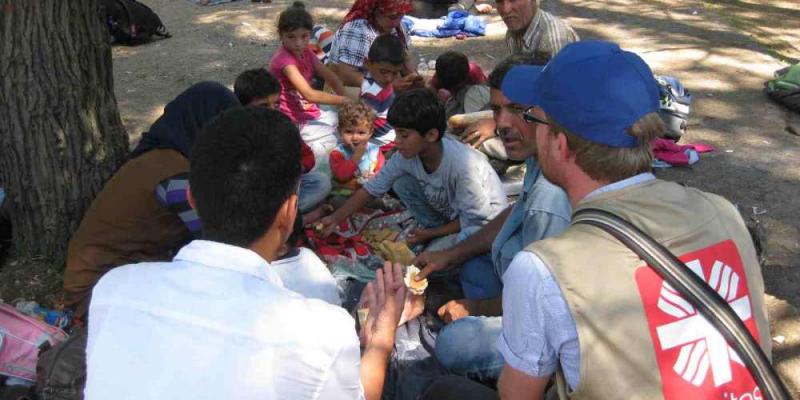 Cáritas en los paises más vulnerables prestando apoyo 