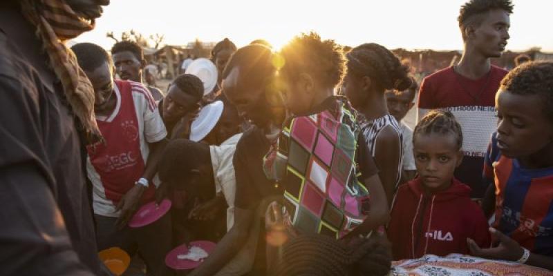 Refugiados que huyeron del conflicto en la región de Tigray (Etiopía) / Nariman El-MoftyAgencia AP Refugiados que huyeron del conflicto en la región de Tigray (Etiopía).