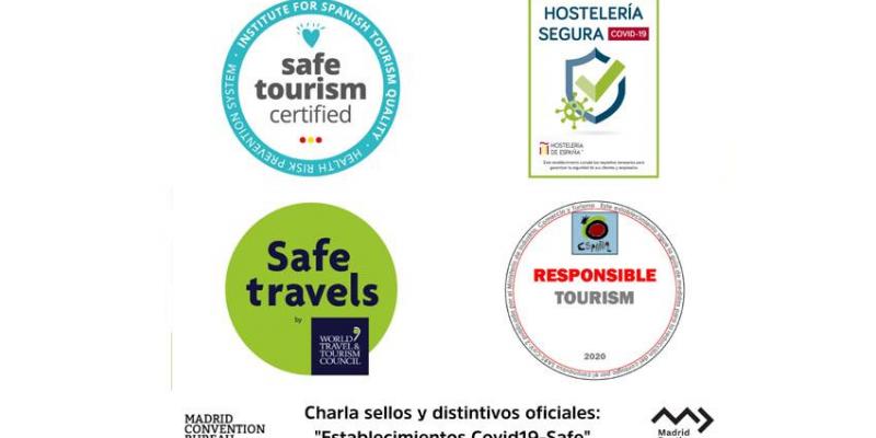 Sellos y distintivos por una recuperación turística Distintivos de establecimientos en Madrid / Madrid Destino