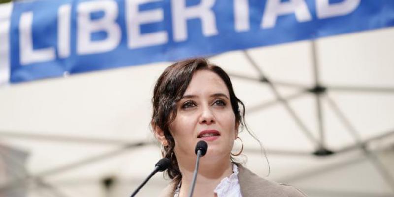 El plan de Ayuso para convertir Madrid en muro de resistencia contra la Ley Celaá La presidenta de la Comunidad de Madrid, Isabel Díaz Ayuso, en un acto en Chamberí. / Comunidad de Madrid