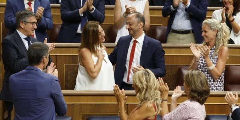 El Congreso eligiendo a Armengol como presidenta de la Cámara