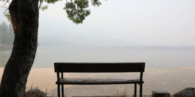 Efectos de los incendios/ EFE Ceniza en el Lago de Sanabria por los incendios de Zamora