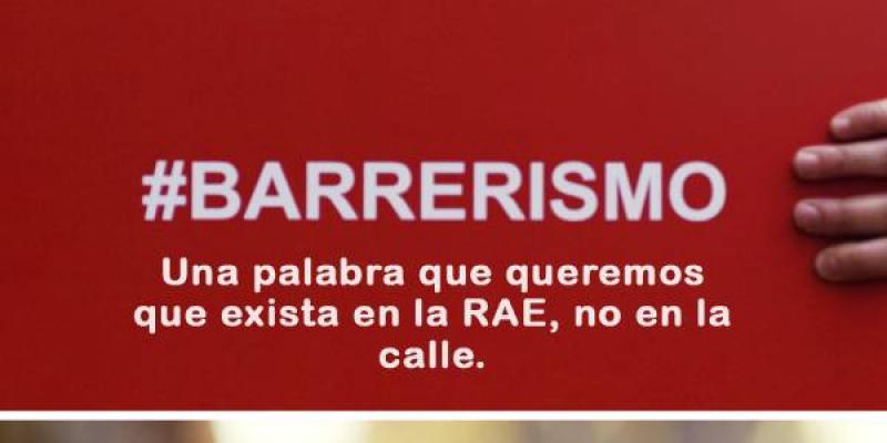 Imagen usada por Fundación ONCE sobre el Barrerismo y la campaña en Change.org 