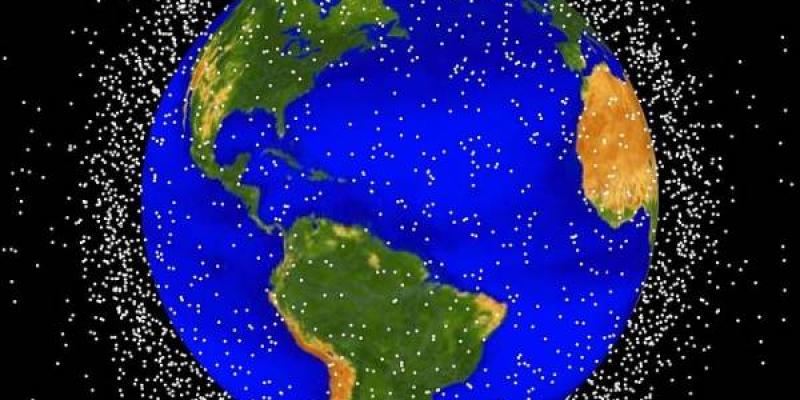 Toneladas de basura espacial envuelven el planeta - Pixabay La Tierra rodeada de basura espacial
