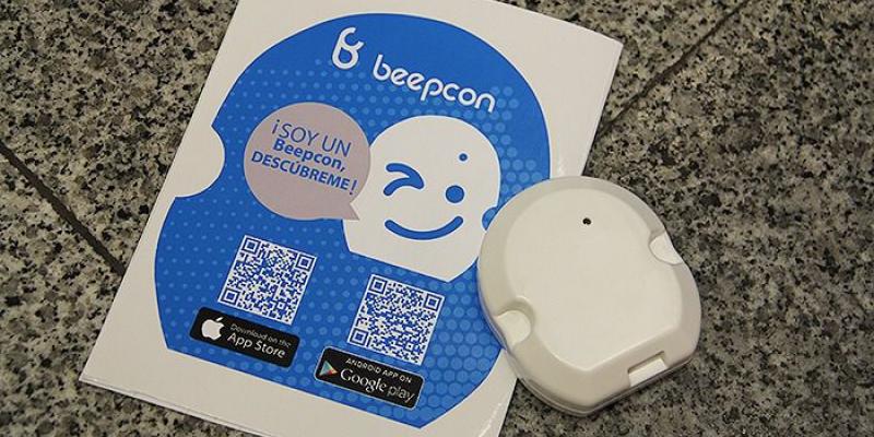 Un nuevo sistema de 'beetcons' permitirá que las personas con discapacidad visual puedan moverse de forma autónoma.