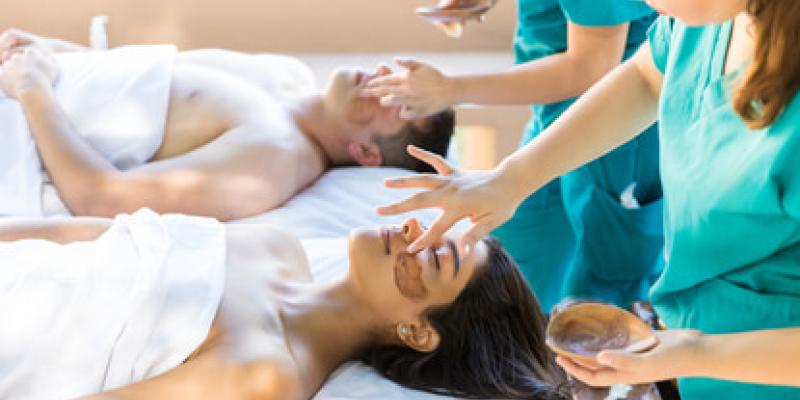 Imagen de una sesión de spa/Envatoelements Bienestar España en Madrid