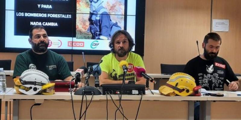 Situación de los bomberos forestales Representantes de los bomberos forestales