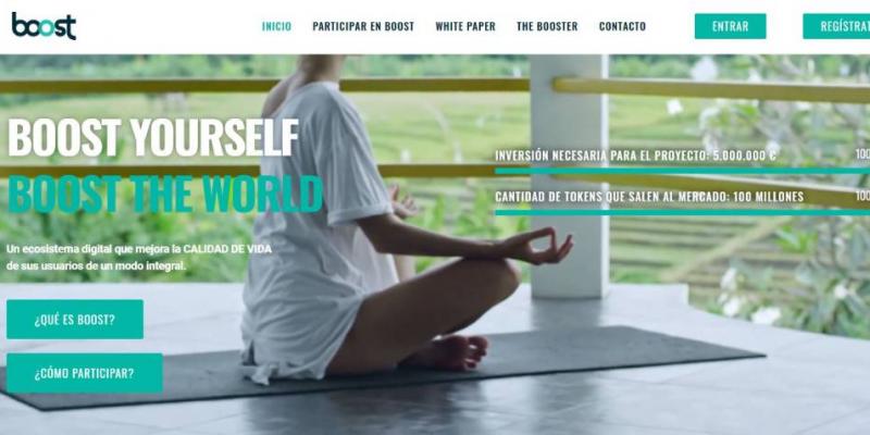 Nace Boost Imagen de la web de Boost