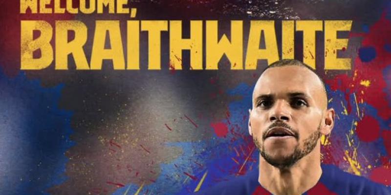 Braithwaite Barça El delantero danés Martin Braithwaite se convierte en nuevo jugador del Barça