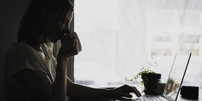 Mujer trabajando frente a un ordenador / Pixabay