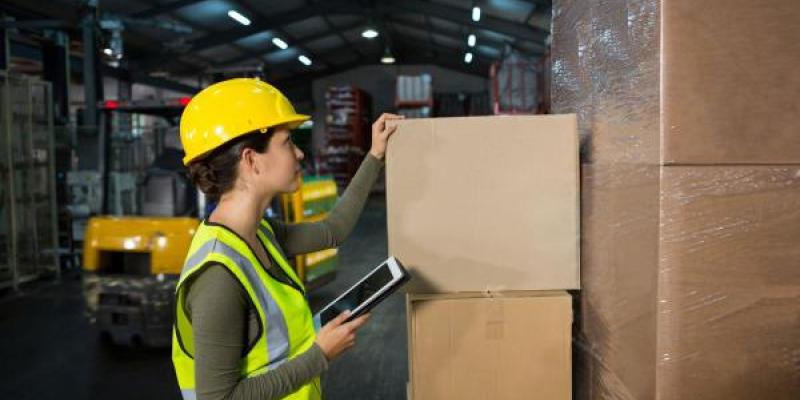 Mujer trabajando