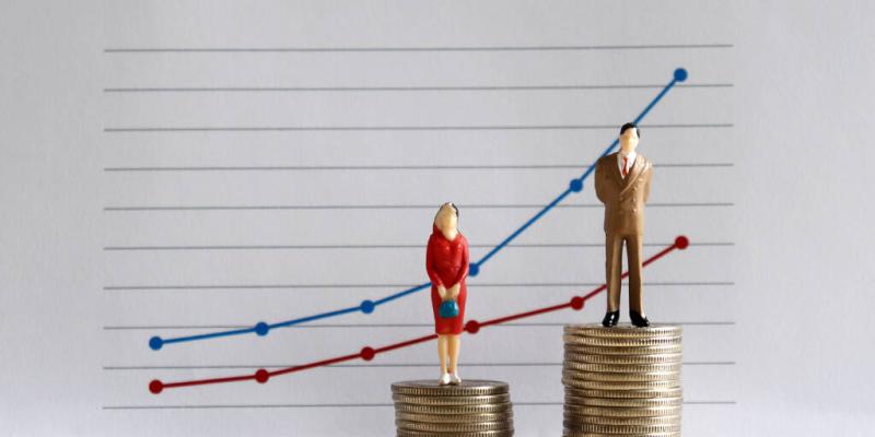 Imagen de una representación de la brecha salarial/Integra Asesores Plan de igualdad y funcionamiento de los salarios entre hombres y mujeres