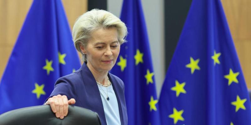 La presidenta de la Comisión Europea, Ursula von der Leyen