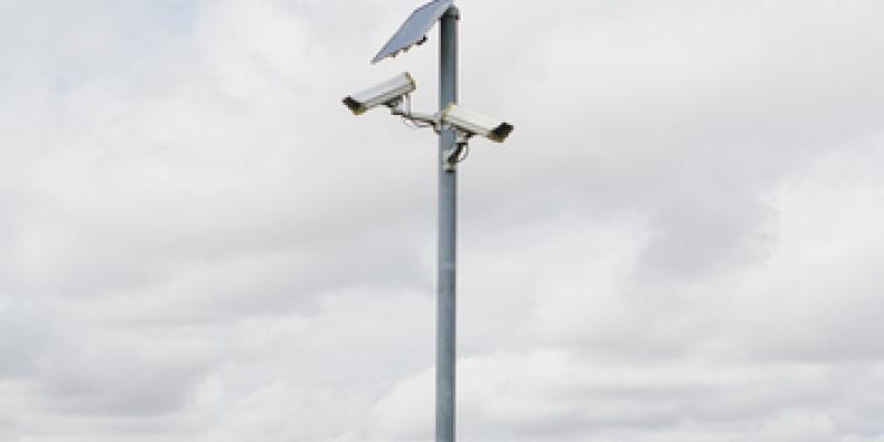 Imagen de una cámara de vigilancia/envatoelements España cuenta con miles de cámaras de vigilancia