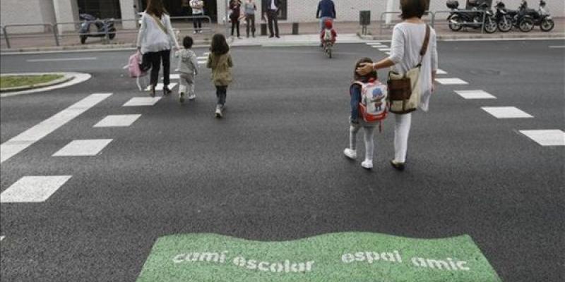 Caminos escolares en Barcelona