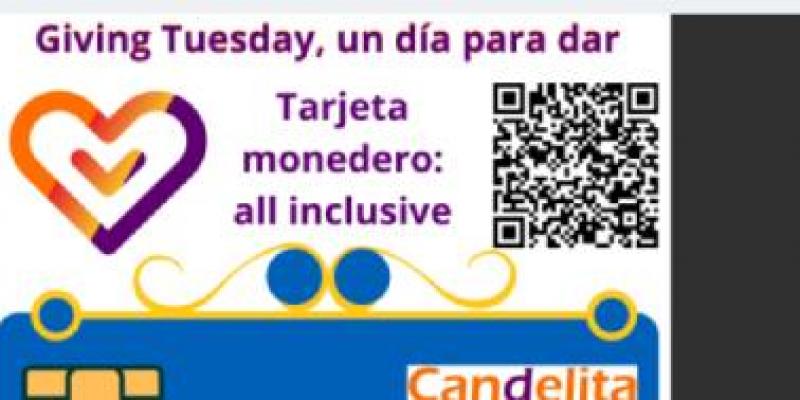 Pobreza / Candelita con las personas en riesgo de exclusión Pantalla del reto en "Mi grano de arena" de Candelita