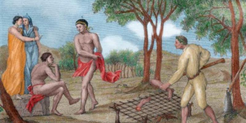 Imagen de una representación del canibalismo/TRT El canibalismo en la vida real