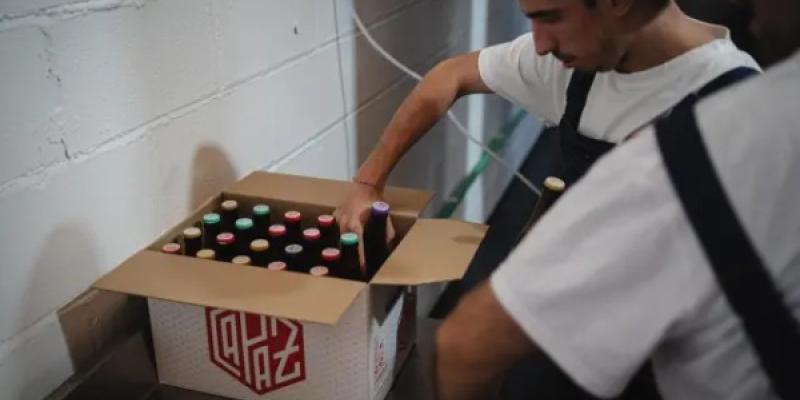Cerveza Capaz/ El Español/ Laura Mateo Botellas empaquetadas de la cerveza Capaz