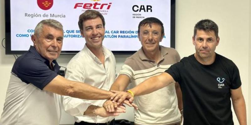 El CAR de Murcia, único centro autorizado para el desarrollo del triatlón paralímpico El CAR de Murcia, único centro autorizado para el desarrollo del triatlón paralímpico