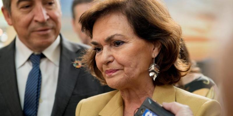 Los presos independentistas serán suspendidos, según Calvo. Carmen Calvo