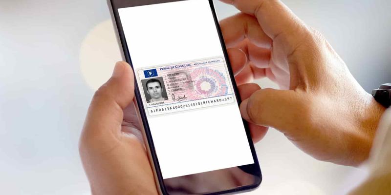 Imagen de un carnet de conducir digital/Europarl Carnet de conducir digital europeo