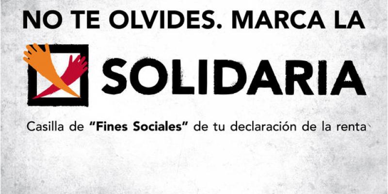 El Tercer Sector invita a la ciudadanía a marcar la casilla de fines sociales en la declaración de la renta.