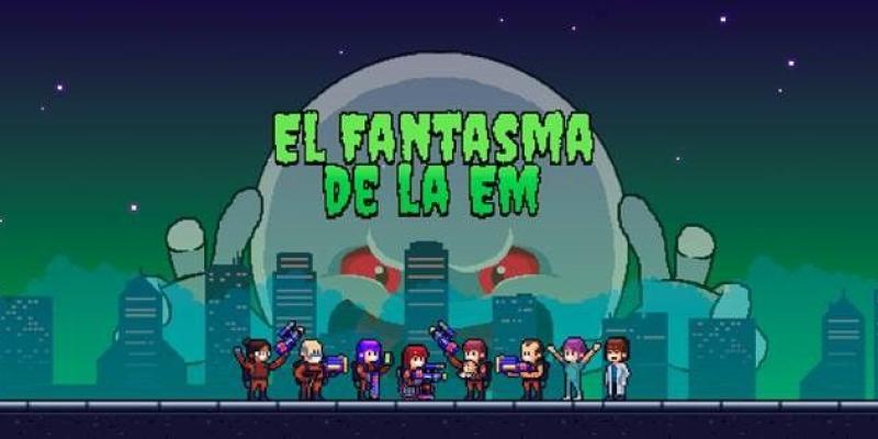 Videojuego con la cazafantasmas en silla de ruedas