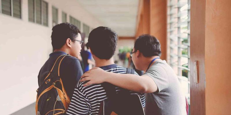 Imagen de varios estudiantes/FP online JE CCOO pide duplicar el ratio de las aulas con necesidades especiales