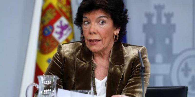 Ministra de Educación, Isabel Celaá/ Diario de noticias 