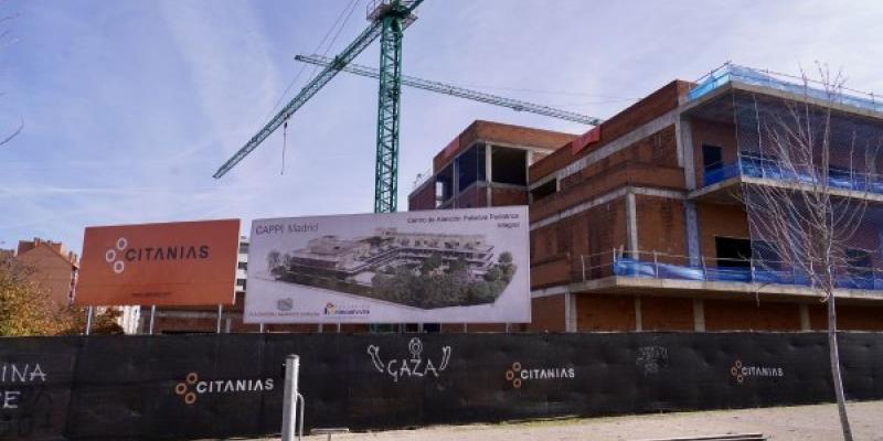 Obras del centro de cuidados paliativos pediátricos en Madrid