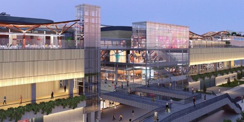 Un ejemplo de centros comerciales recientes, el Plaza Río 2, ubicado en la ribera del Manzanares en Madrid Los centros comerciales en España siguen creciendo