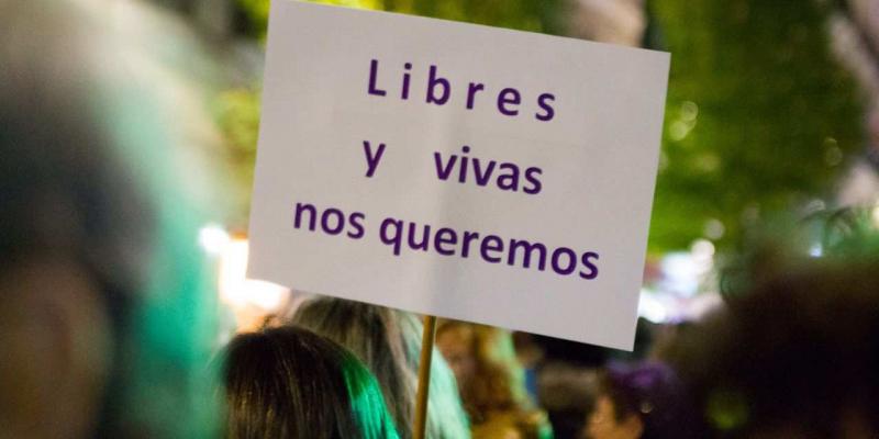 Imagen de archivo de una manifestación contra la violencia machista. (Foto: Carlota Cascón para Madriddiario.com)