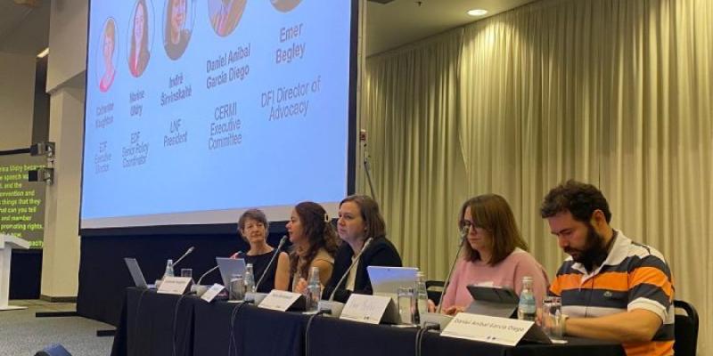 Personas con discapacidad | Foto del Cermi Un momento de la conferencia