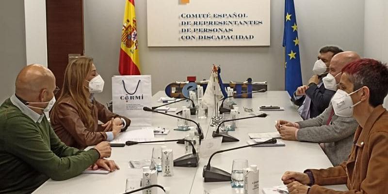 Imagen de CERMI durante la reunión con el PP/Servimedia CERMI plantea al PP su agenda política