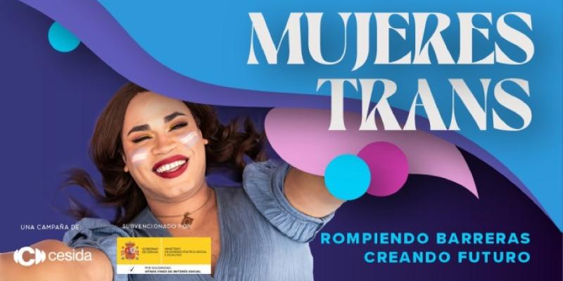 Imagen de la campaña de una mujer trans | Imagen de Cesida Imagen de la campaña de una mujer trans