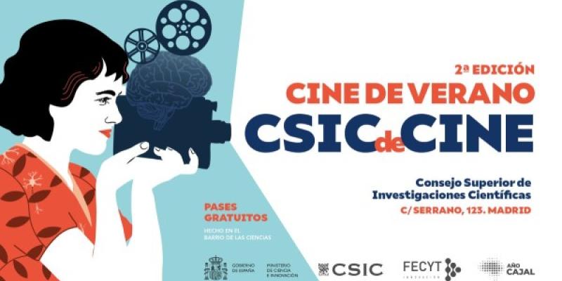 Cartel oficial Cine de verano CSIC