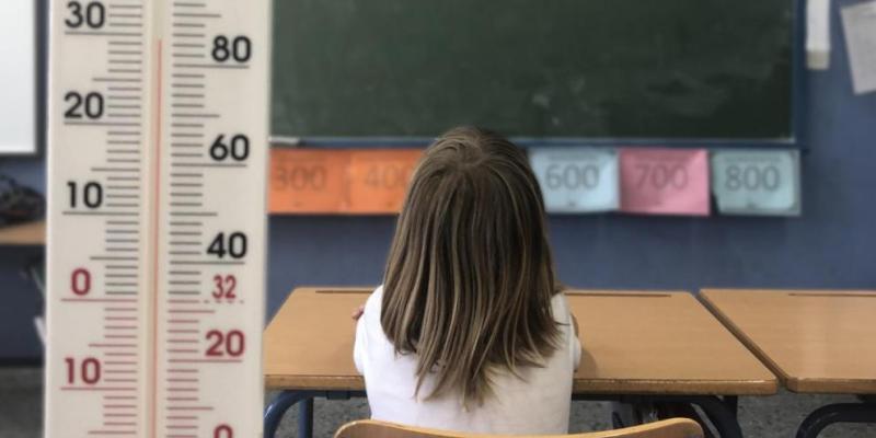 La temperatura en algunos colegios andaluces