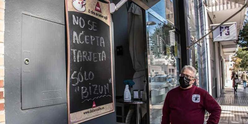 Un comercio español tan sólo acepta Bizum como método de pago