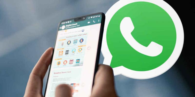 Imagen de Whatsapp en un teléfono móvil