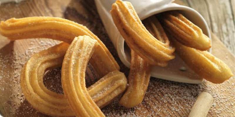 Imagen de Cocina Fácil Churros caseros con azúcar